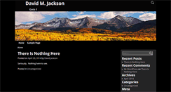 Desktop Screenshot of davidmjackson.com
