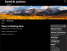 Tablet Screenshot of davidmjackson.com